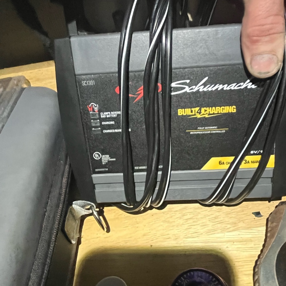 Brand new Schumaker battery charger only used one time paid $80 at AutoZone